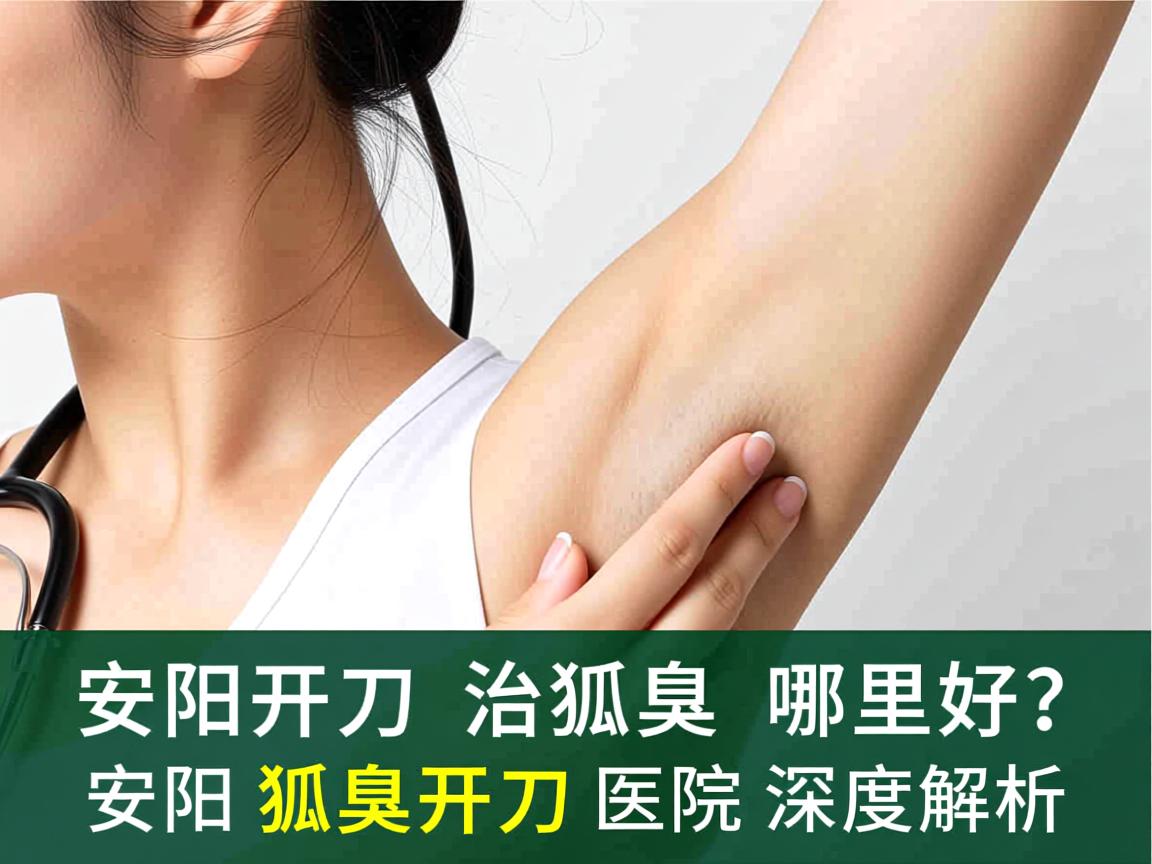安阳开刀治狐臭哪里好？安阳狐臭开刀医院深度解析