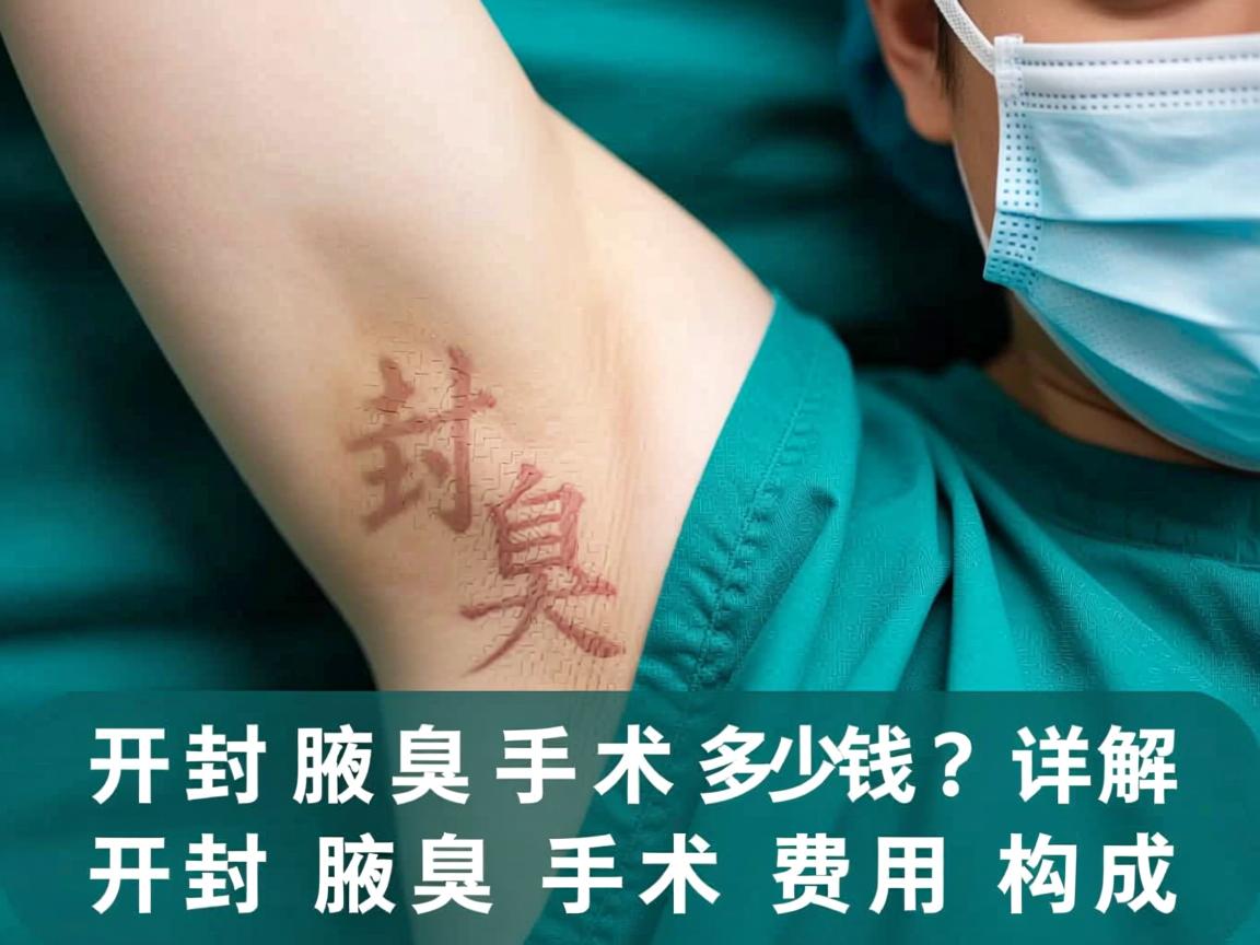开封腋臭手术多少钱?详解开封腋臭手术费用构成 开封腋臭手术多少钱?详解开封腋臭手术费用构成