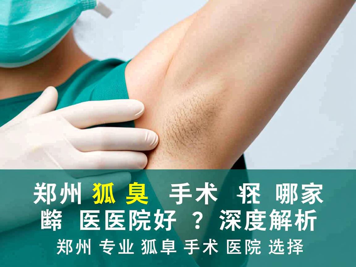郑州狐臭手术哪家医院好？深度解析郑州专业狐臭手术医院选择
