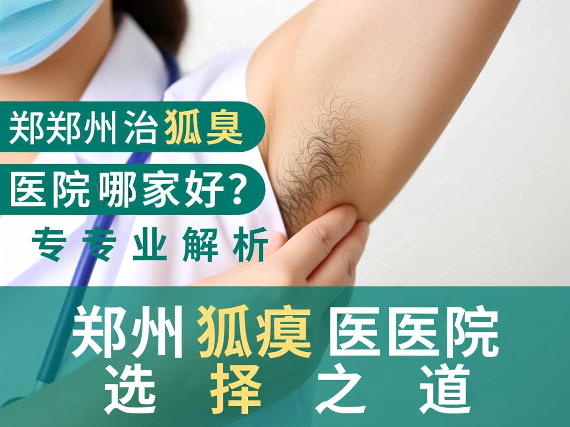 郑州治狐臭医院哪家好？专业解析郑州狐臭医院的选择之道