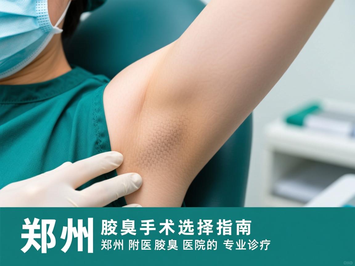 郑州腋臭手术选择指南，详解郑州附医腋臭医院的专业诊疗