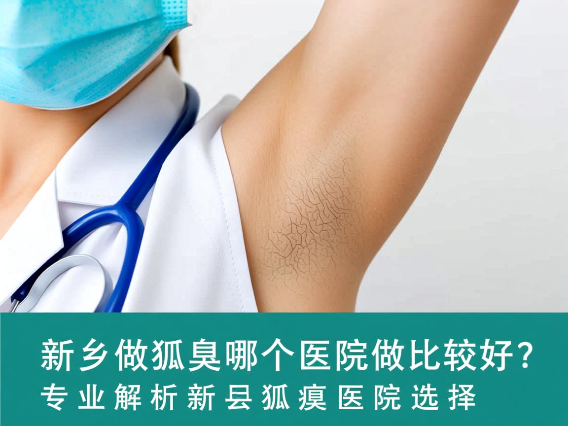 新乡做狐臭哪个医院做比较好？专业解析新乡狐臭医院选择