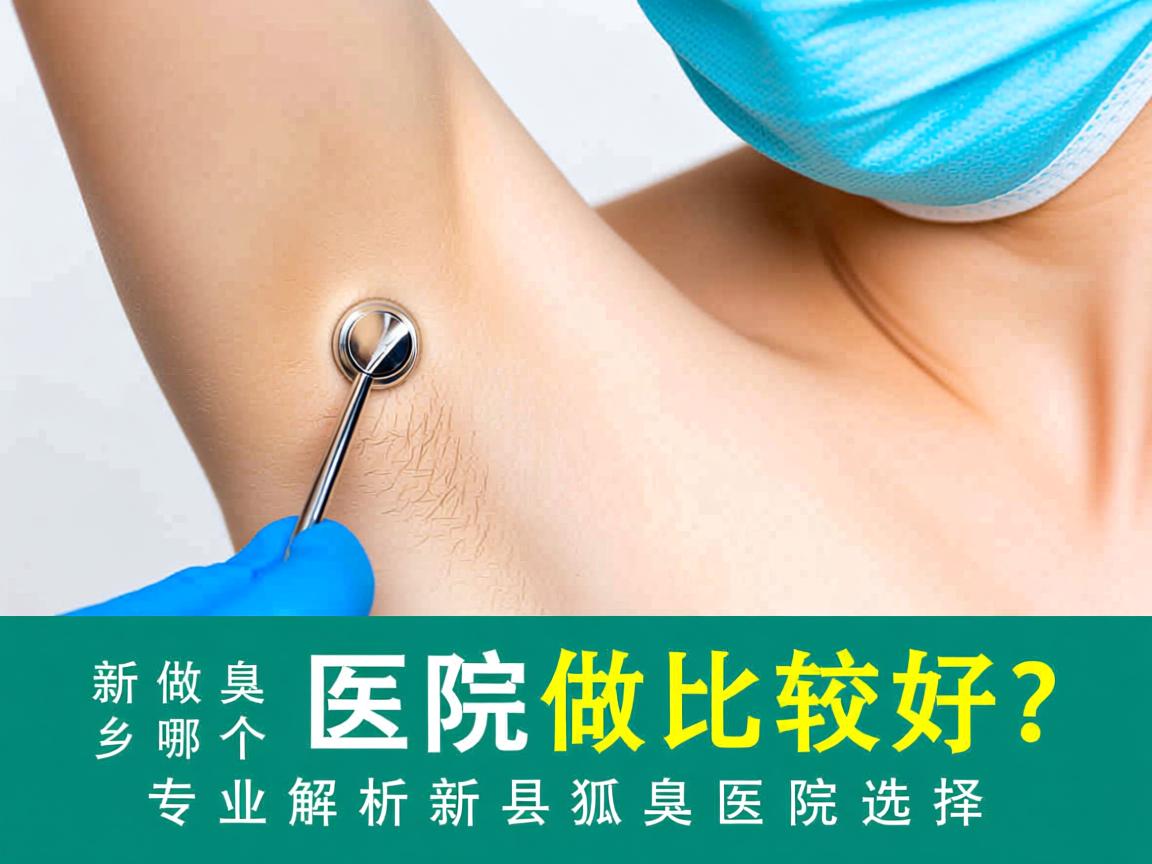 新乡做狐臭哪个医院做比较好？专业解析新乡狐臭医院选择