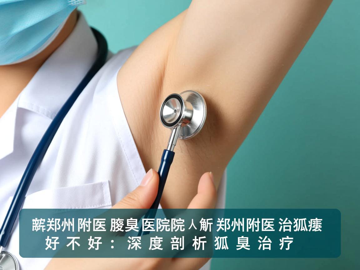 郑州附医腋臭医院解析，郑州附医治狐臭好不好，深度剖析狐臭治疗