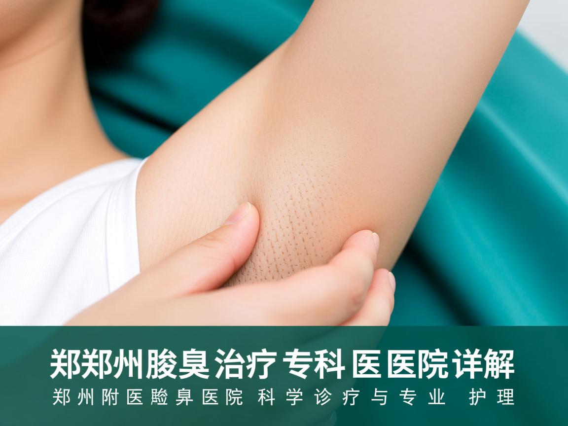 郑州腋臭治疗专科医院详解，郑州附医腋臭医院的科学诊疗与专业护理