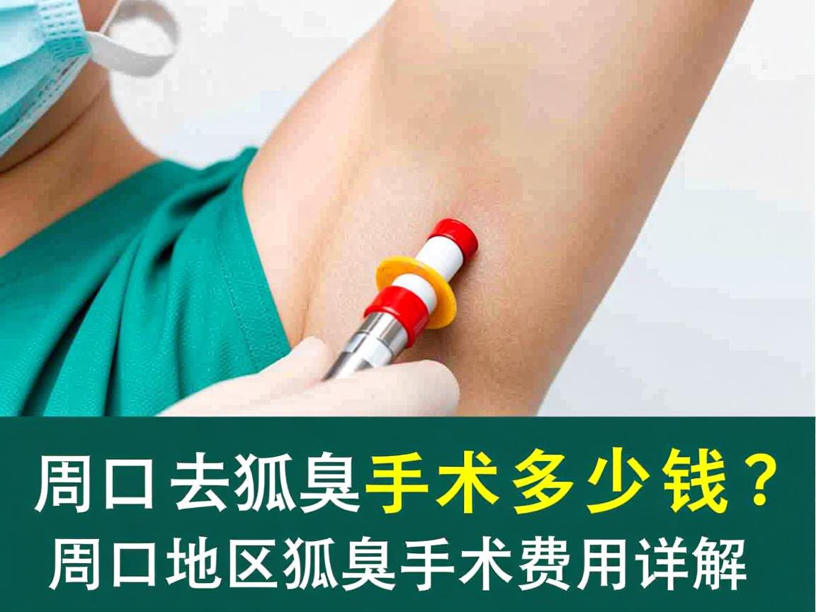 周口去狐臭手术多少钱？周口地区狐臭手术费用详解