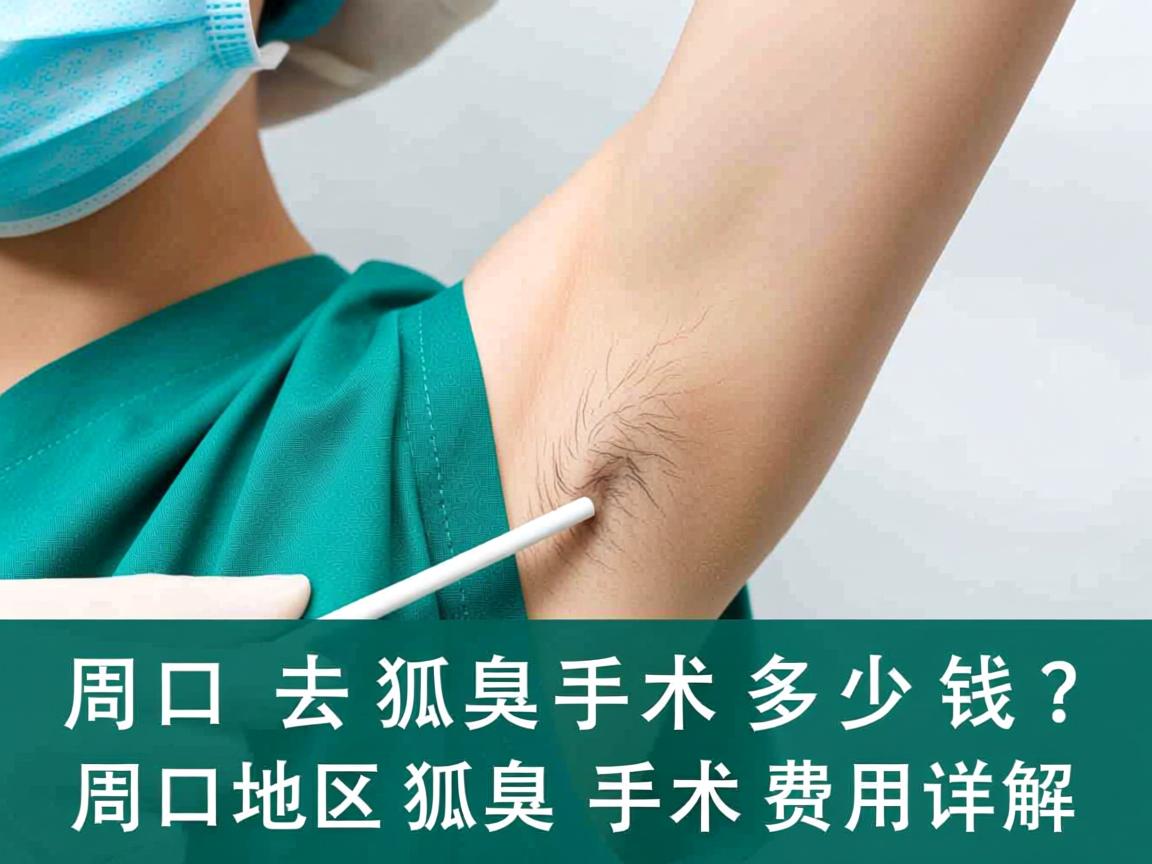 周口去狐臭手术多少钱？周口地区狐臭手术费用详解