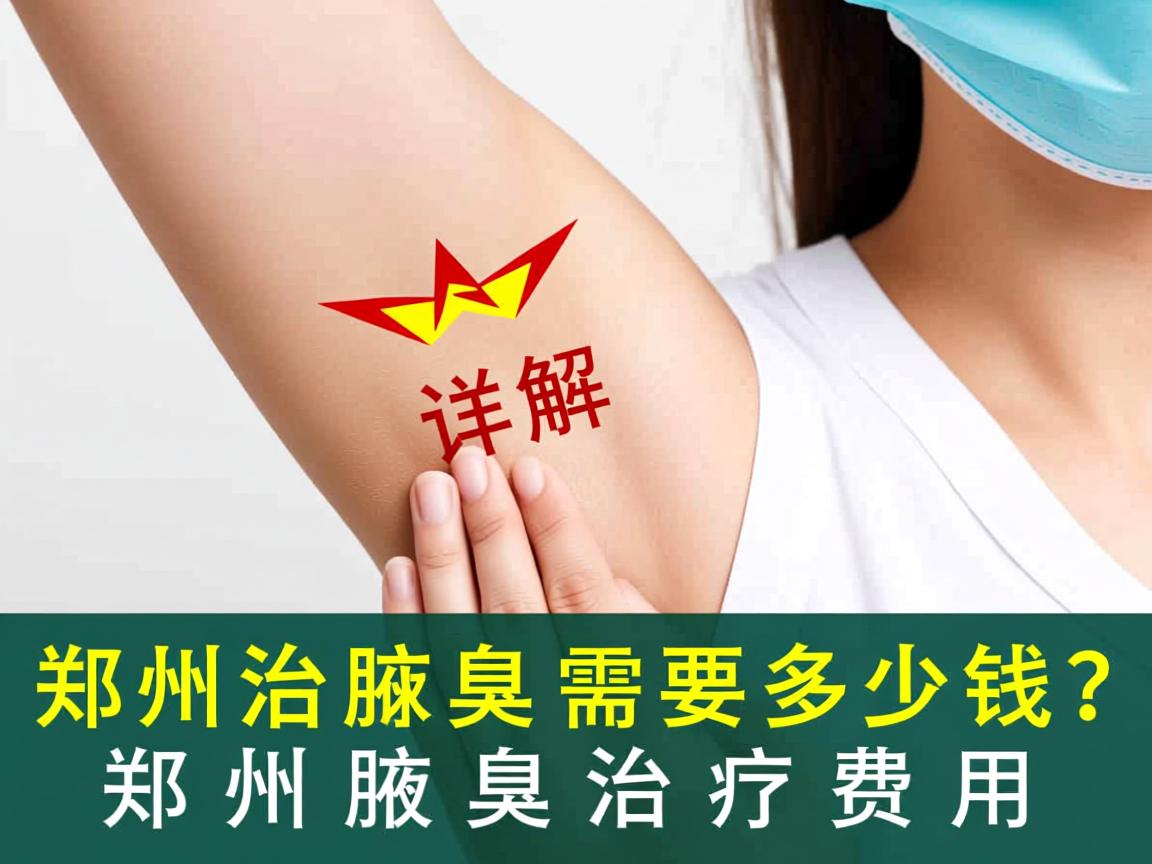 郑州治疗腋臭需要多少钱？详解郑州腋臭治疗费用