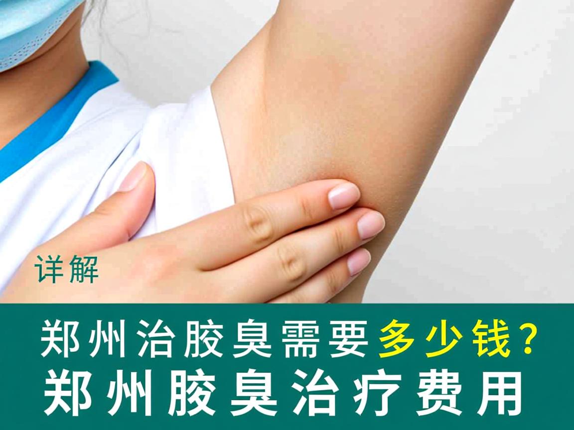 郑州治疗腋臭需要多少钱？详解郑州腋臭治疗费用