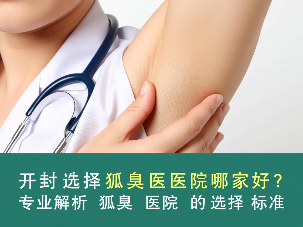 开封选择狐臭医院哪家好？专业解析狐臭医院的选择标准