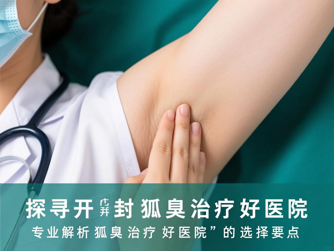 探寻开封狐臭治疗好医院，专业解析狐臭治疗好医院的选择要点