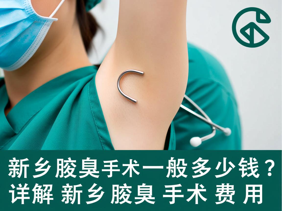 新乡腋臭手术一般多少钱？详解新乡腋臭手术费用