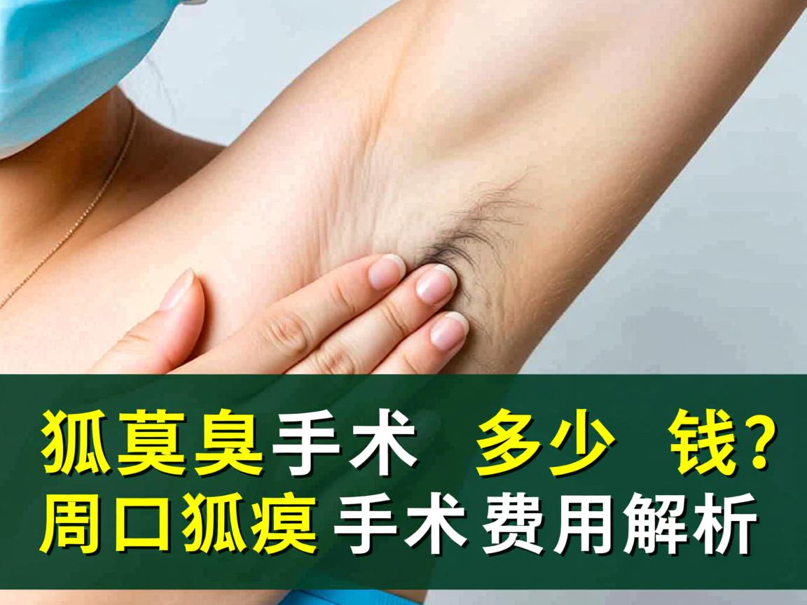 狐臭手术多少钱？周口狐臭手术费用解析