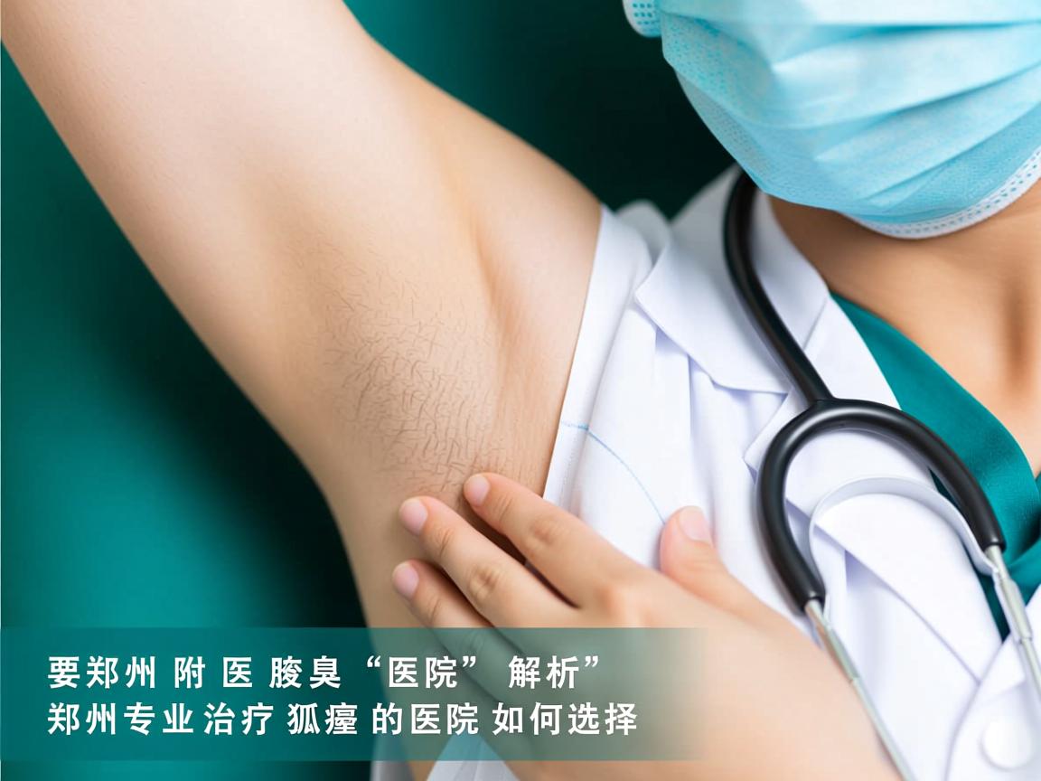 郑州附医腋臭医院解析，郑州专业治疗狐臭的医院如何选择