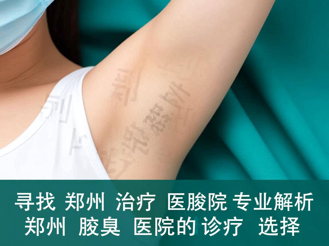 寻找郑州治疗腋臭医院，专业解析郑州腋臭医院的诊疗选择