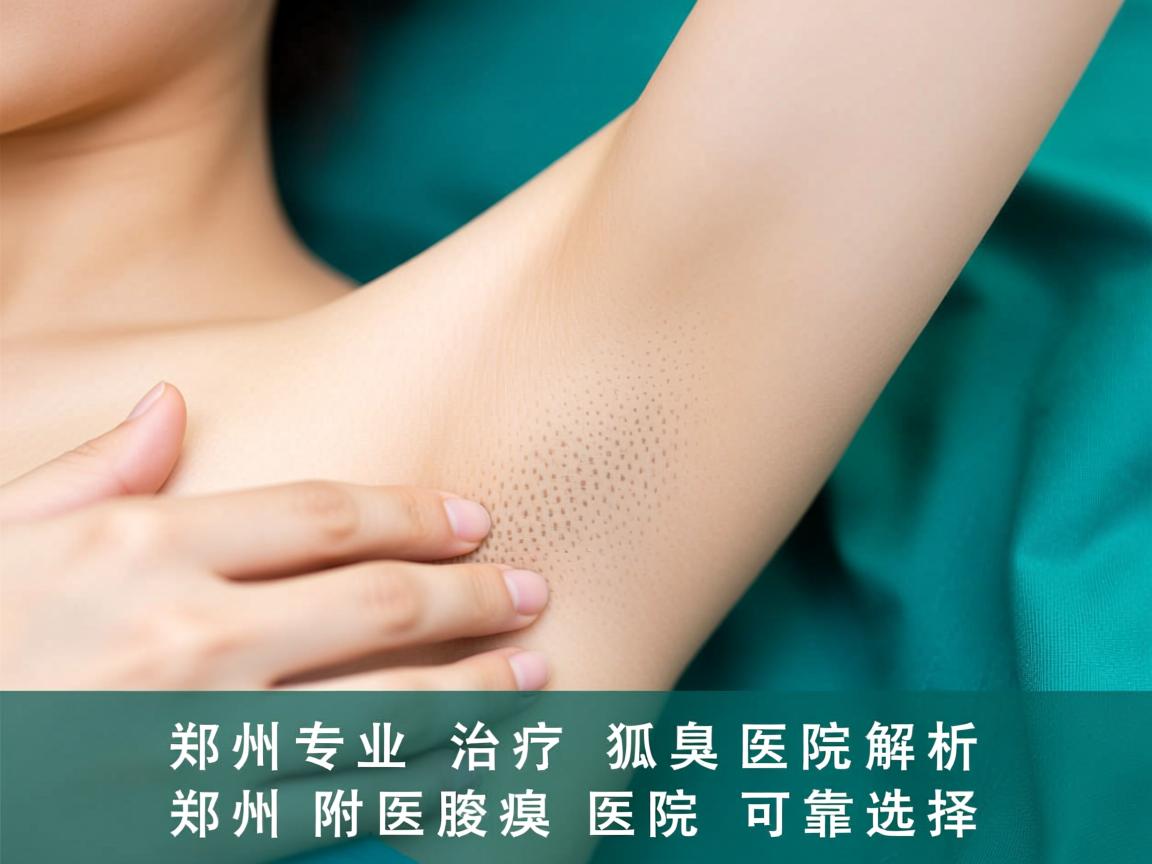 郑州专业治疗狐臭医院解析，郑州附医腋臭医院可靠选择