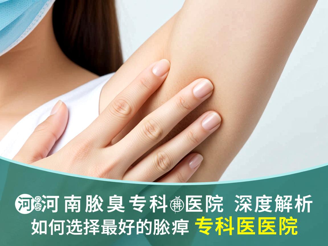 河南腋臭专科医院深度解析，如何选择最好的腋臭专科医院