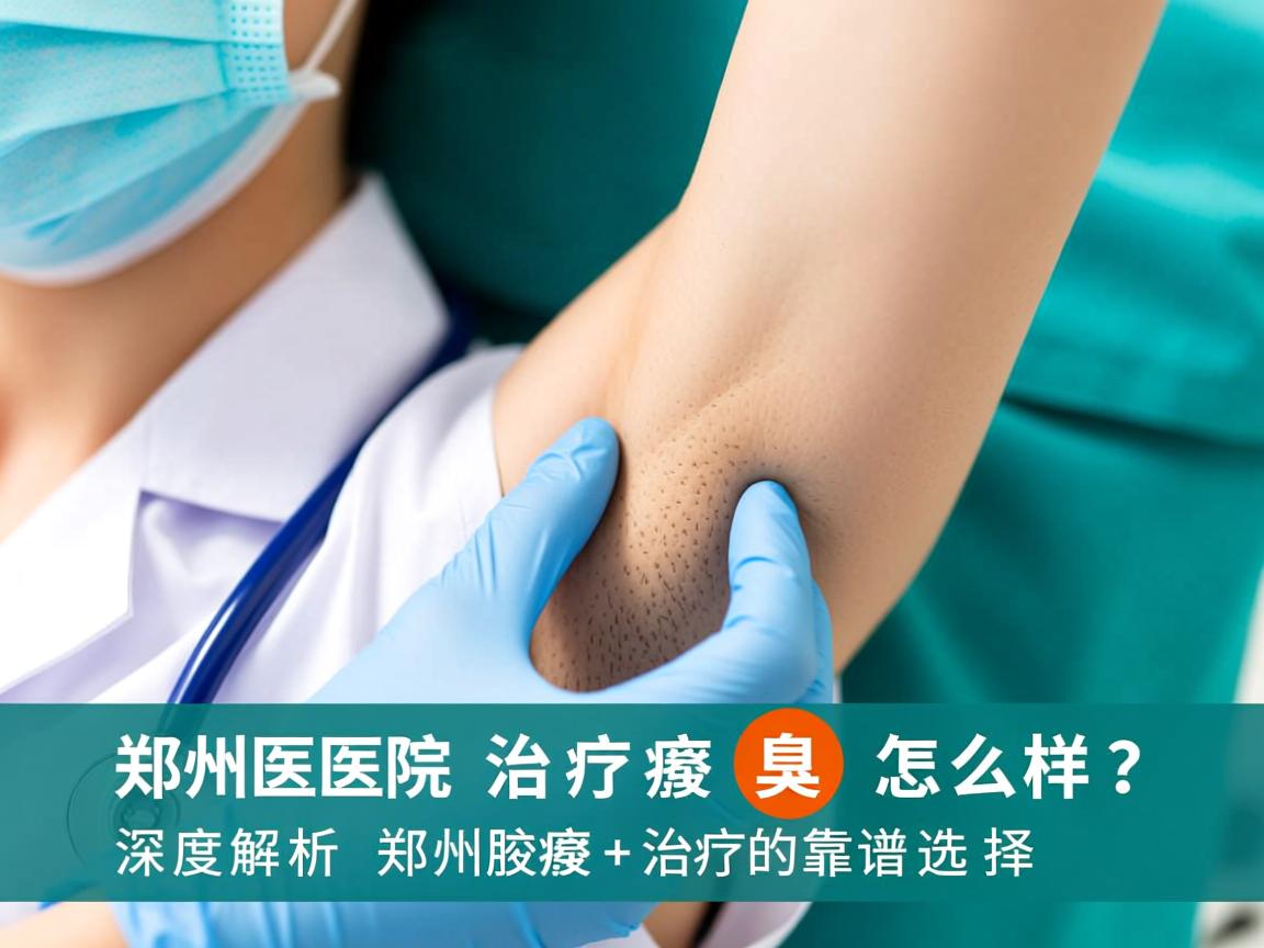 郑州医院治疗腋臭怎么样？深度解析郑州腋臭治疗的靠谱选择