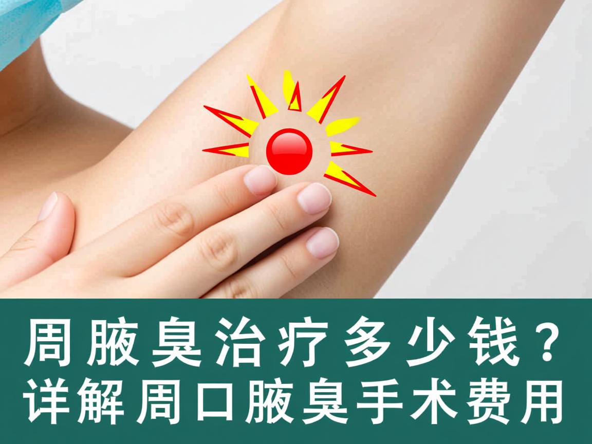 周口腋臭治疗多少钱？详解周口腋臭手术费用
