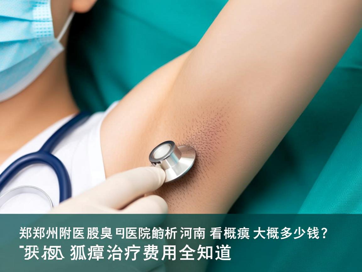 郑州附医腋臭医院解析，河南看狐臭大概多少钱？狐臭治疗费用全知道