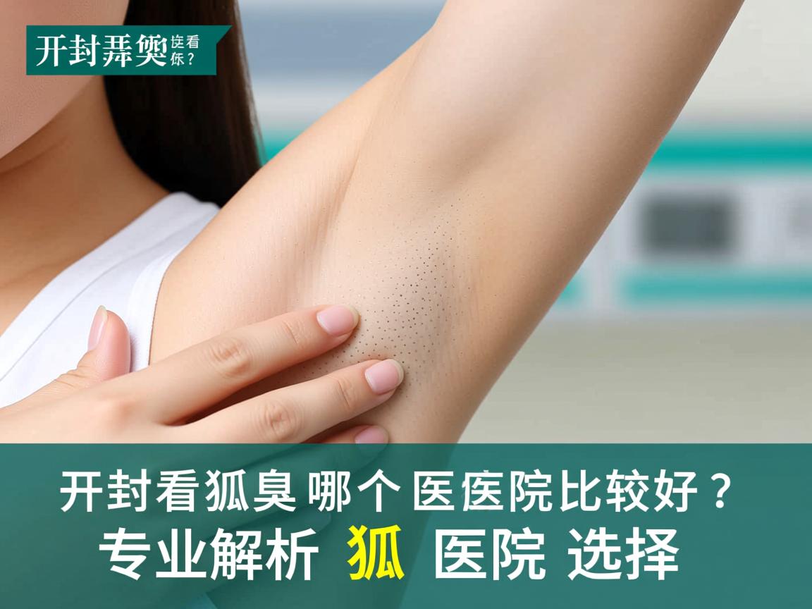 开封看狐臭哪个医院比较好？专业解析狐臭医院选择