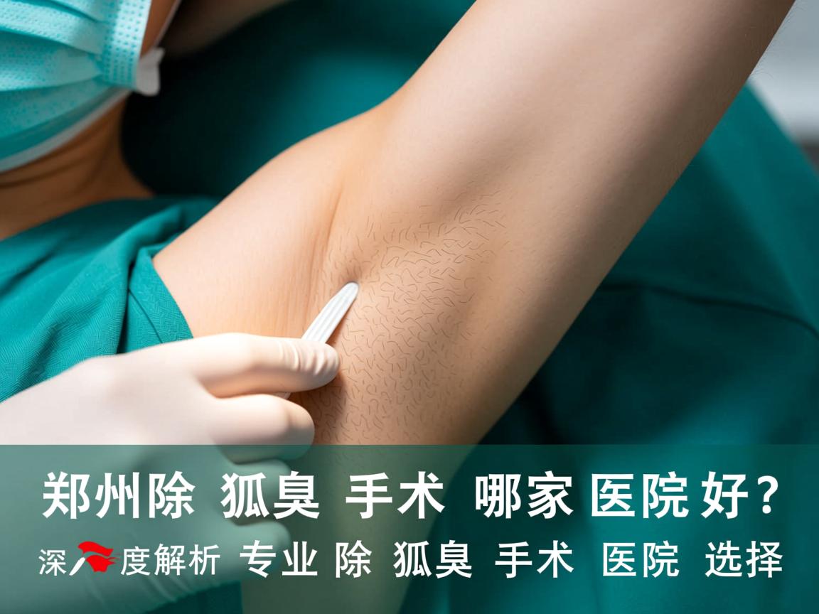 郑州除狐臭手术哪家医院好？深度解析郑州专业除狐臭手术医院选择