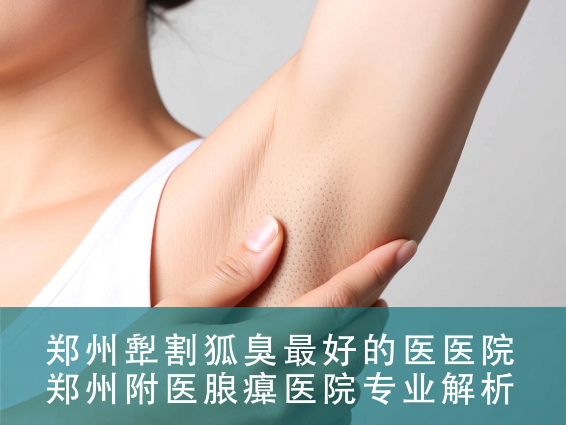 郑州割狐臭最好的医院，郑州附医腋臭医院专业解析