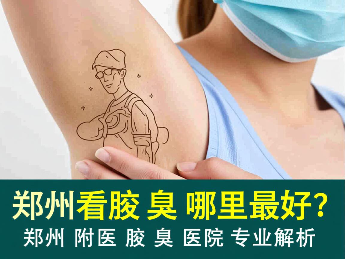 郑州看腋臭哪里最好？郑州附医腋臭医院专业解析