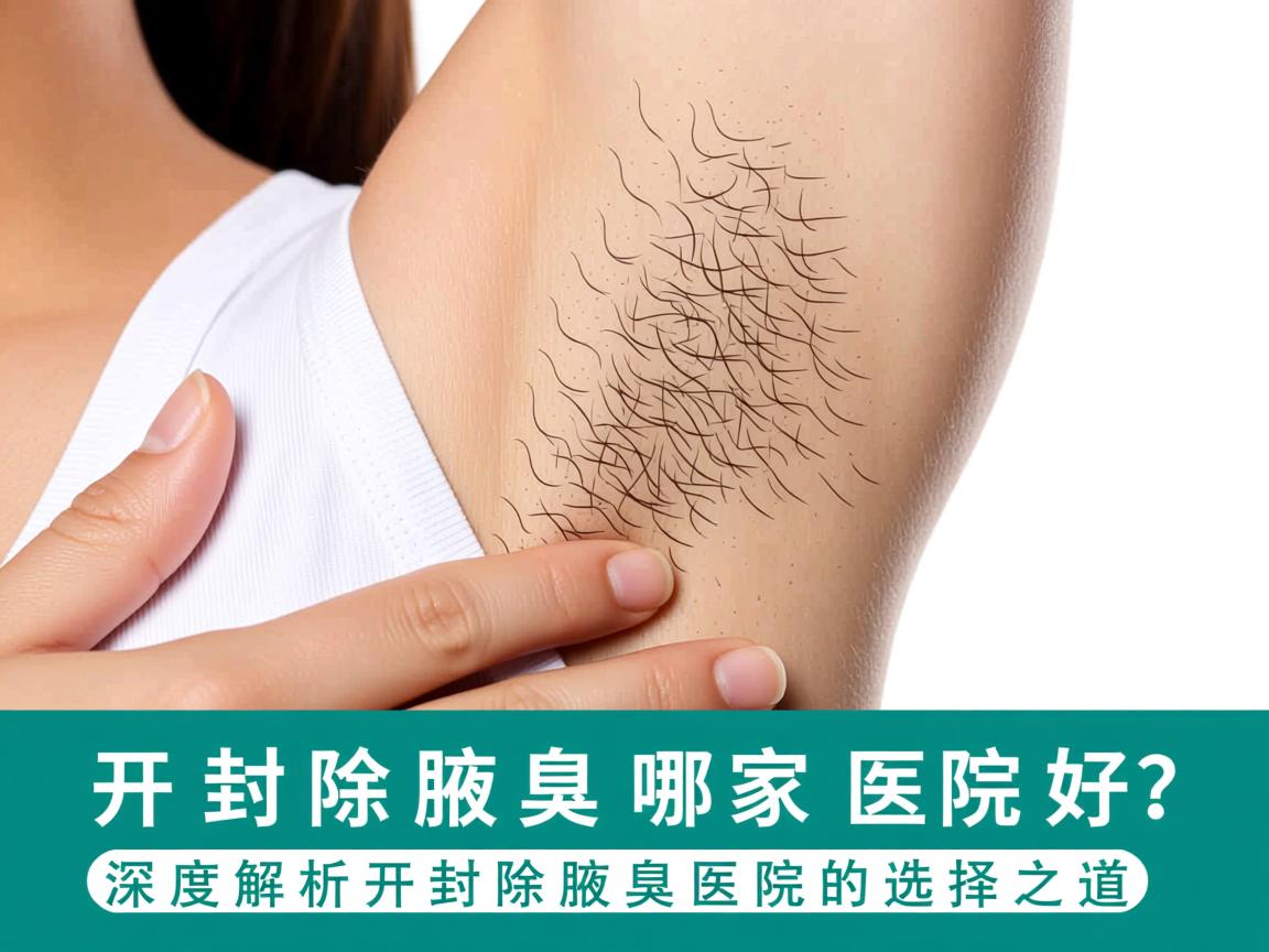 开封除腋臭哪家医院好？深度解析开封除腋臭医院的选择之道