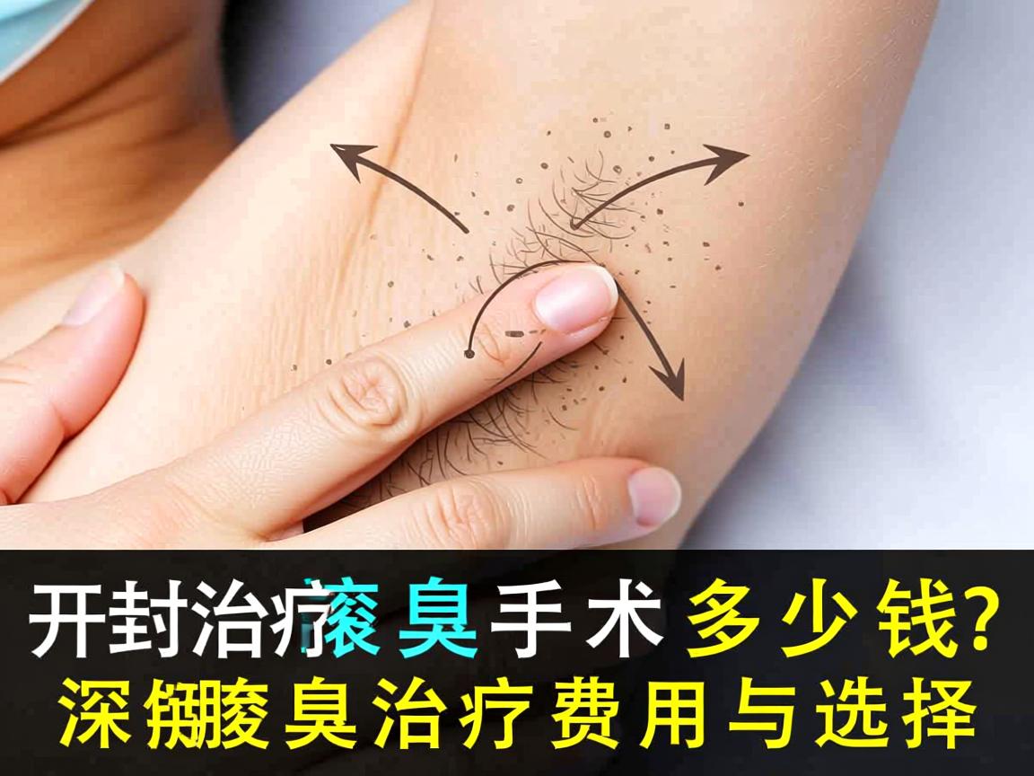 开封治疗腋臭手术多少钱？深度解析腋臭治疗费用与选择