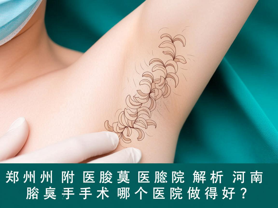 郑州附医腋臭医院解析，河南腋臭手术哪个医院做得好？