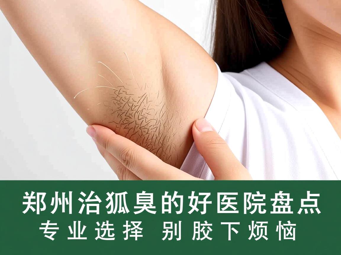 郑州治狐臭的好医院盘点，专业选择，告别腋下烦恼