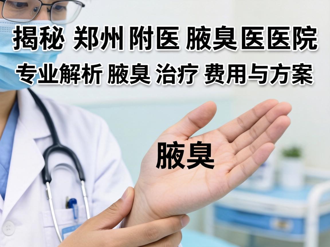 揭秘郑州附医腋臭医院，专业解析腋臭治疗费用与方案