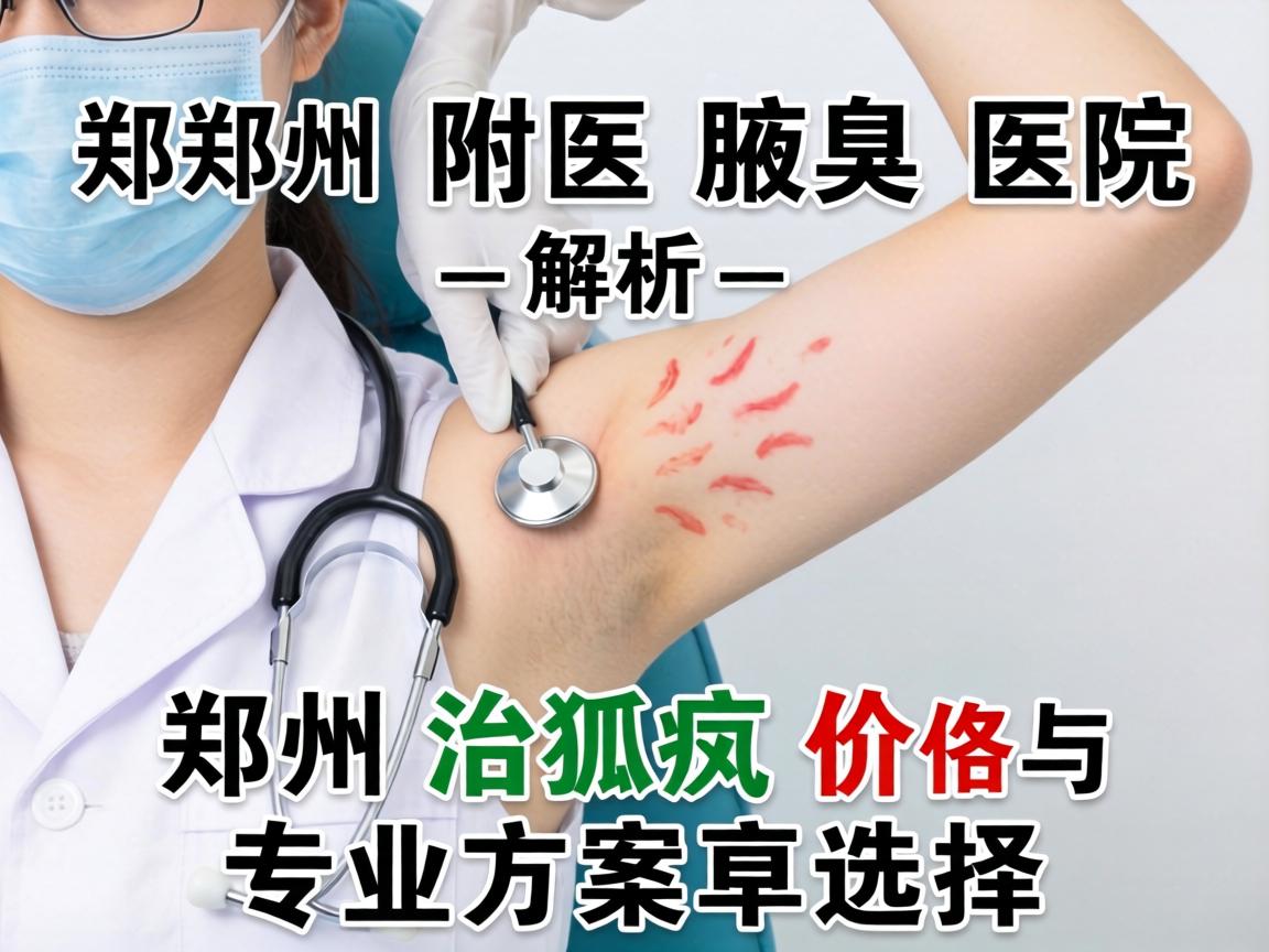 郑州附医腋臭医院解析，郑州治狐臭价格与专业方案选择