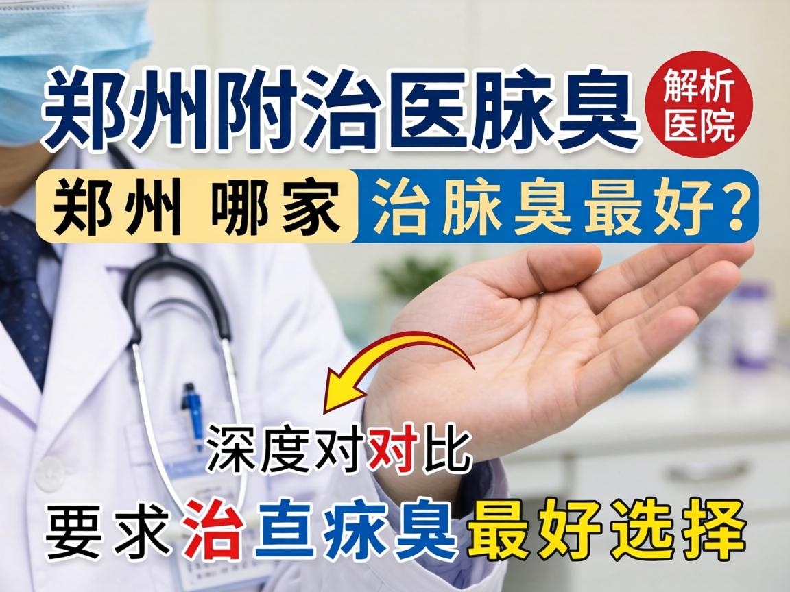 郑州附医腋臭医院解析，郑州哪家治腋臭最好？深度对比治腋臭最好选择