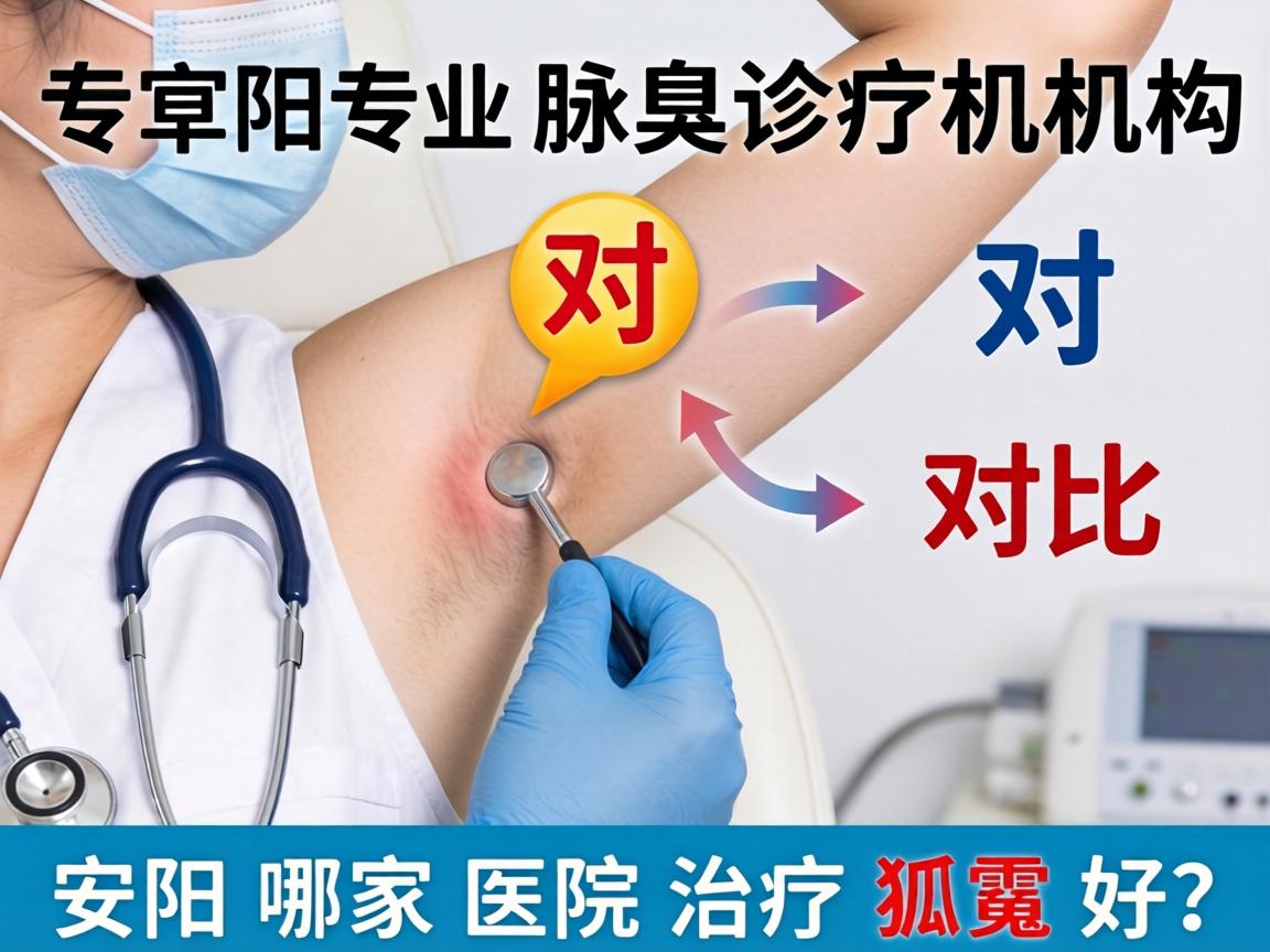 安阳专业腋臭诊疗机构对比，安阳哪家医院治疗狐臭好？