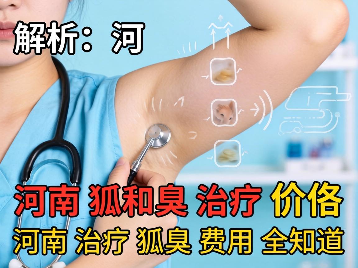 解析河南狐臭治疗价格 河南治疗狐臭费用全知道