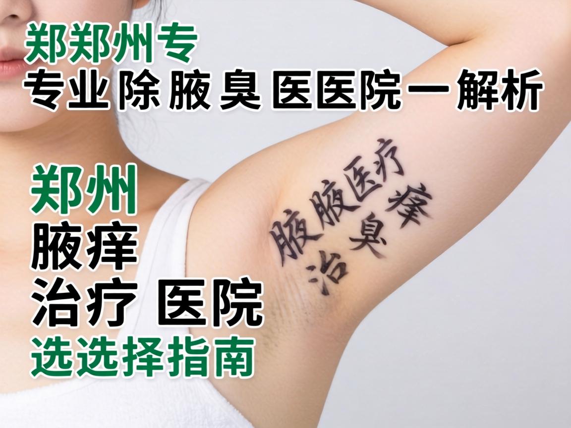 郑州专业除腋臭医院解析，郑州腋臭治疗医院的选择指南