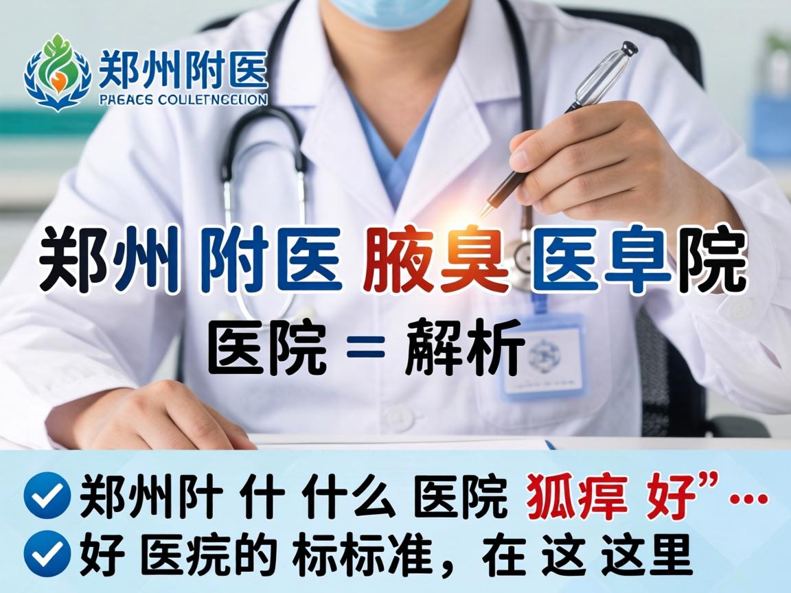 郑州附医腋臭医院解析，郑州什么医院狐臭好，好医院的标准在这里