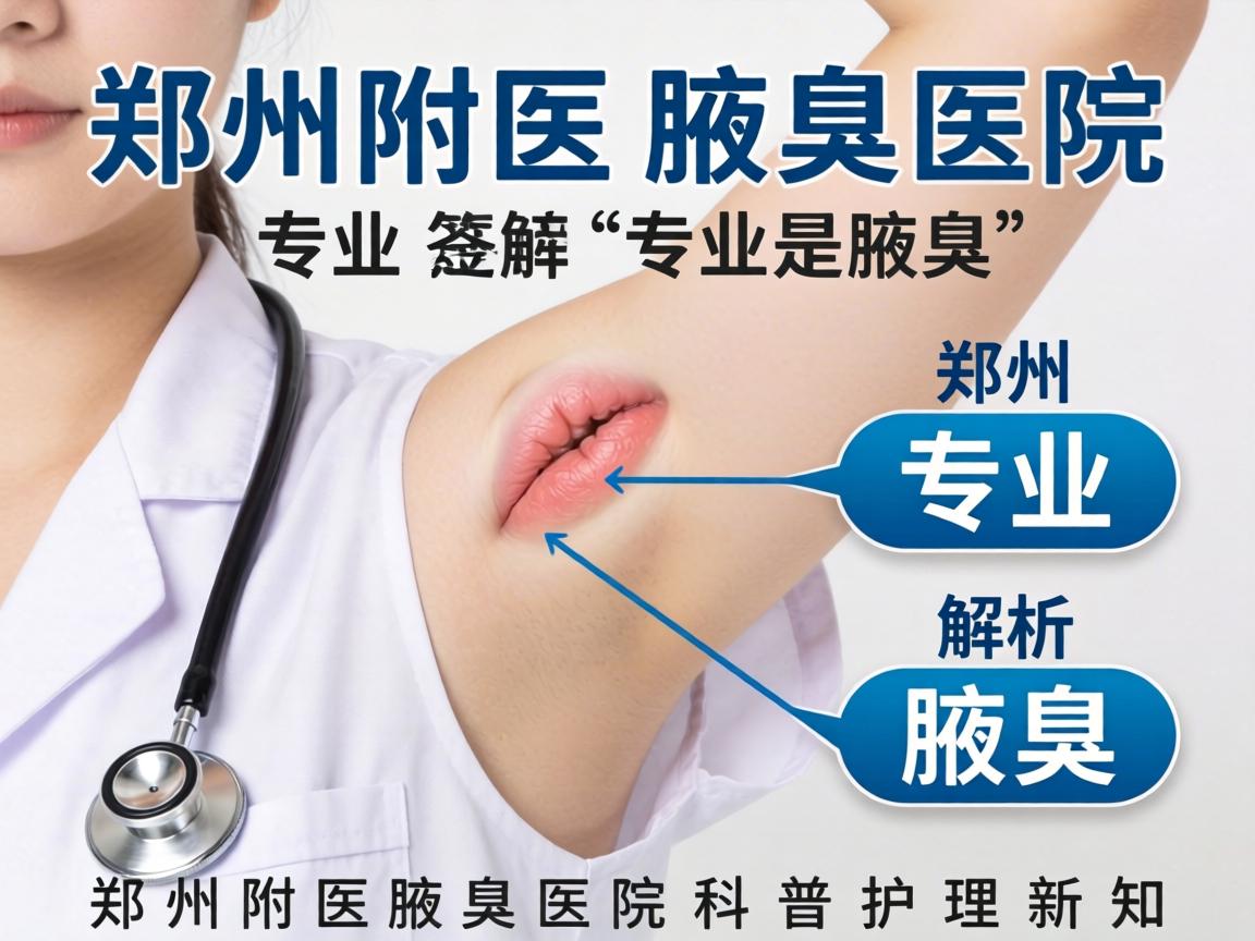 郑州附医腋臭医院专业解析腋臭，郑州附医腋臭医院科普护理新知