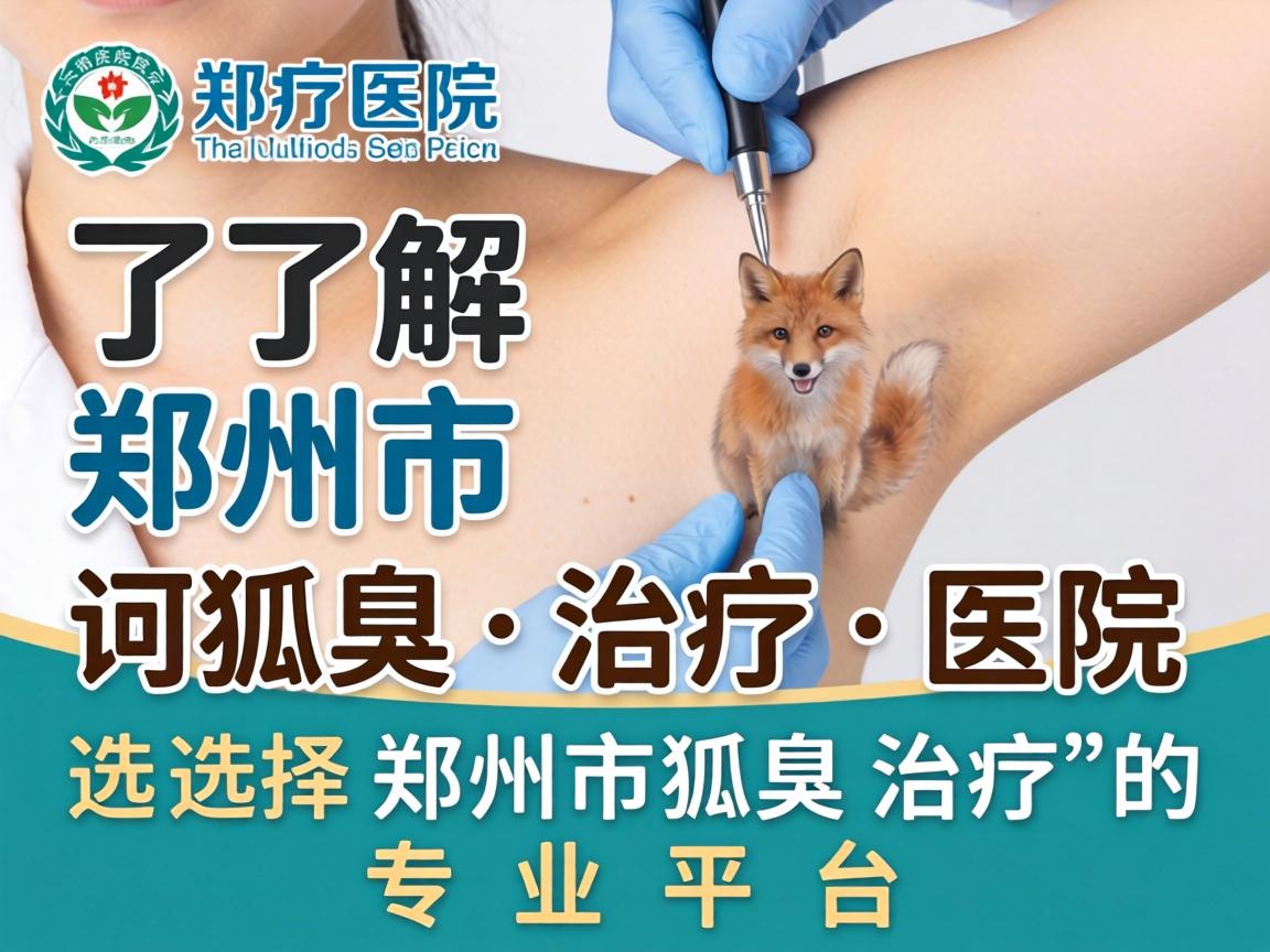 了解郑州市狐臭治疗医院，选择郑州市狐臭治疗的专业平台