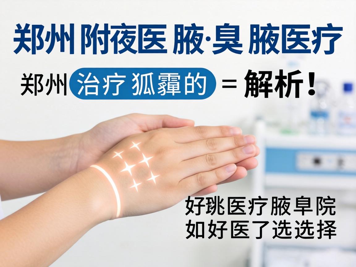 郑州附医腋臭医院解析，郑州治疗狐臭的好医院如何选择