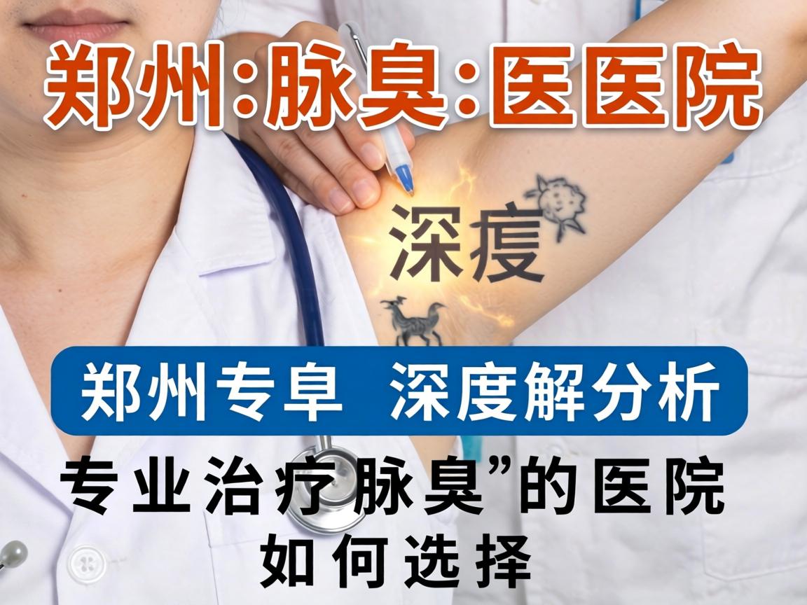郑州腋臭医院深度解析，郑州专业治疗腋臭的医院如何选择