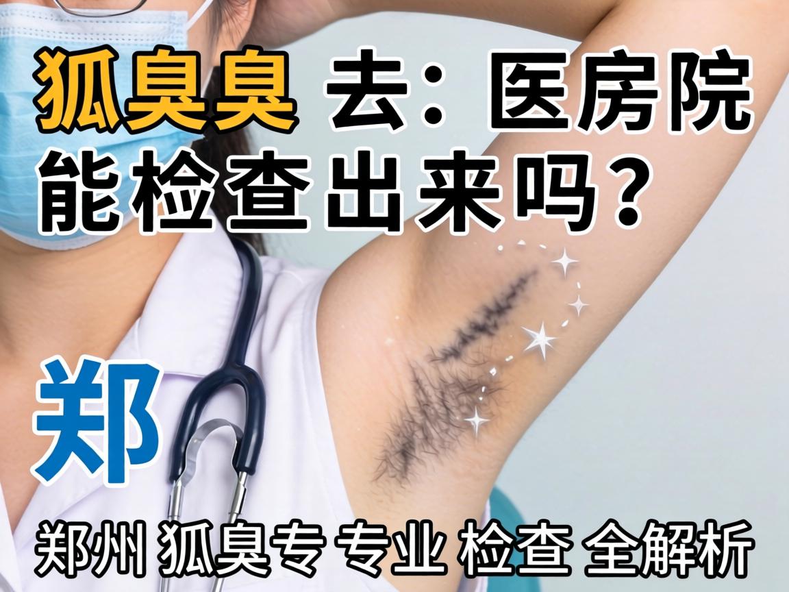 狐臭去医院能检查出来吗？郑州狐臭专业检查全解析