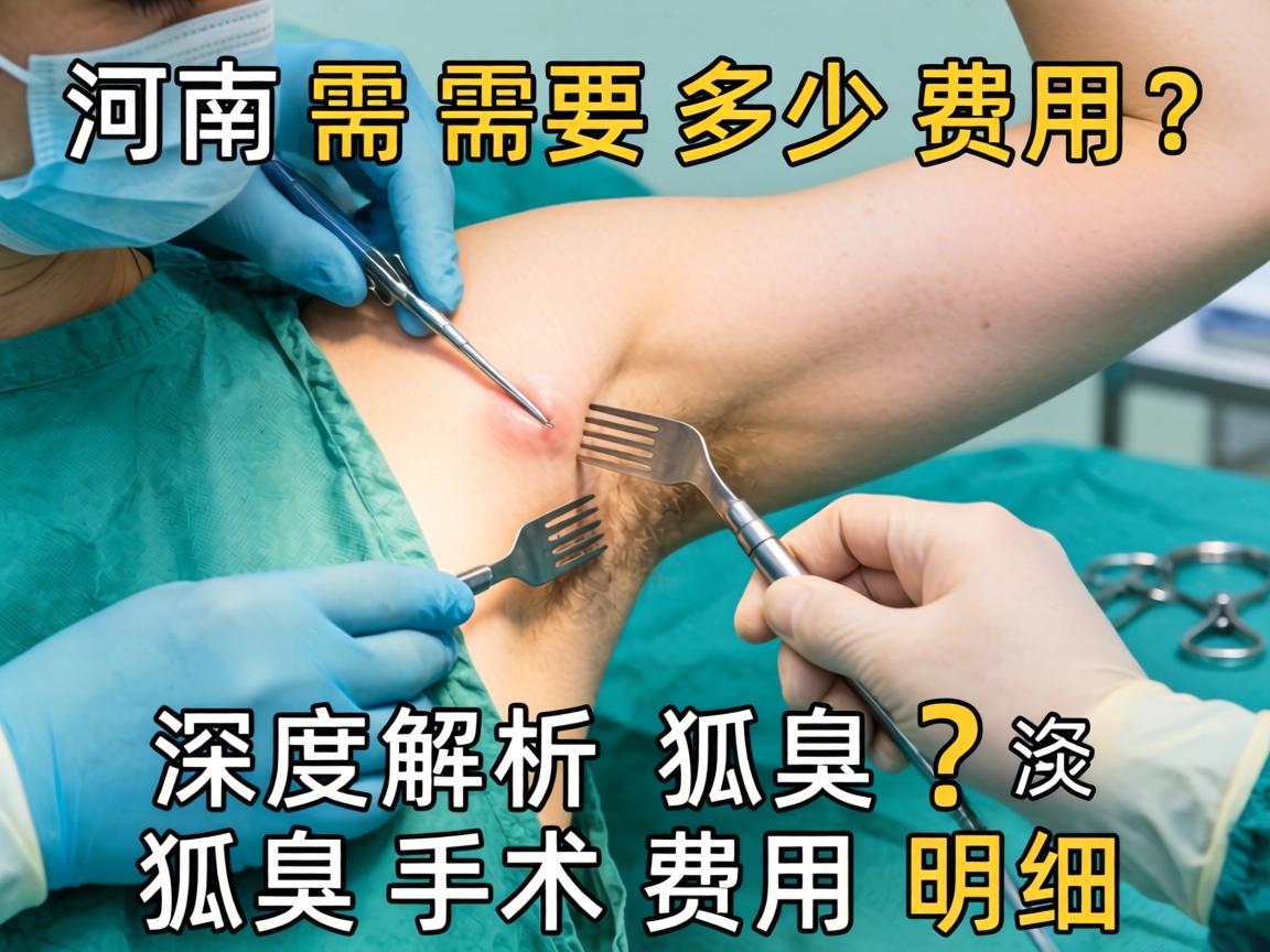 河南狐臭手术需要多少费用？深度解析狐臭手术费用明细