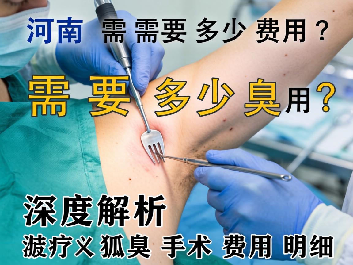 河南狐臭手术需要多少费用？深度解析狐臭手术费用明细