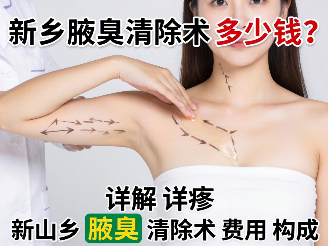 新乡腋臭清除术多少钱？详解新乡腋臭清除术费用构成