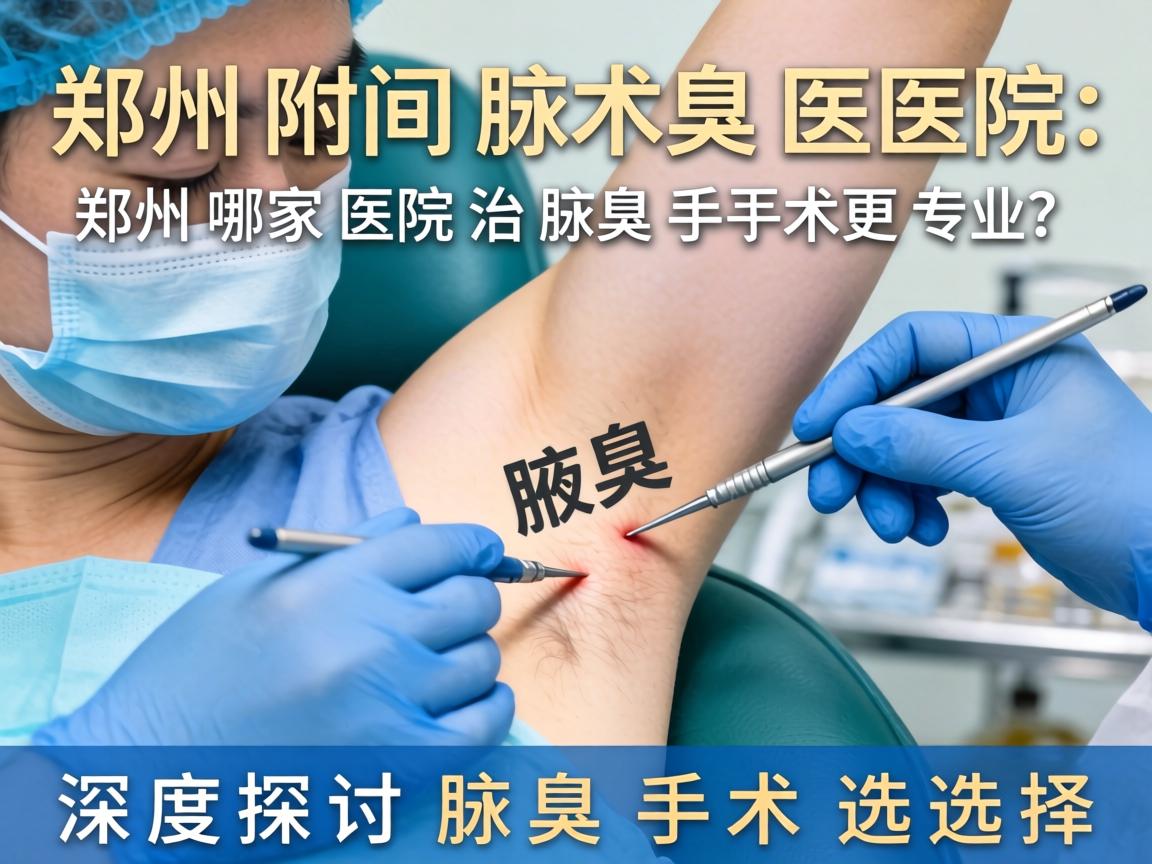 郑州附医腋臭医院解析，郑州哪家医院治腋臭手术更专业？深度探讨腋臭手术选择