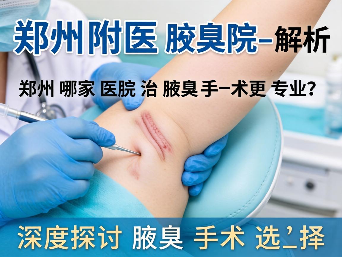 郑州附医腋臭医院解析，郑州哪家医院治腋臭手术更专业？深度探讨腋臭手术选择