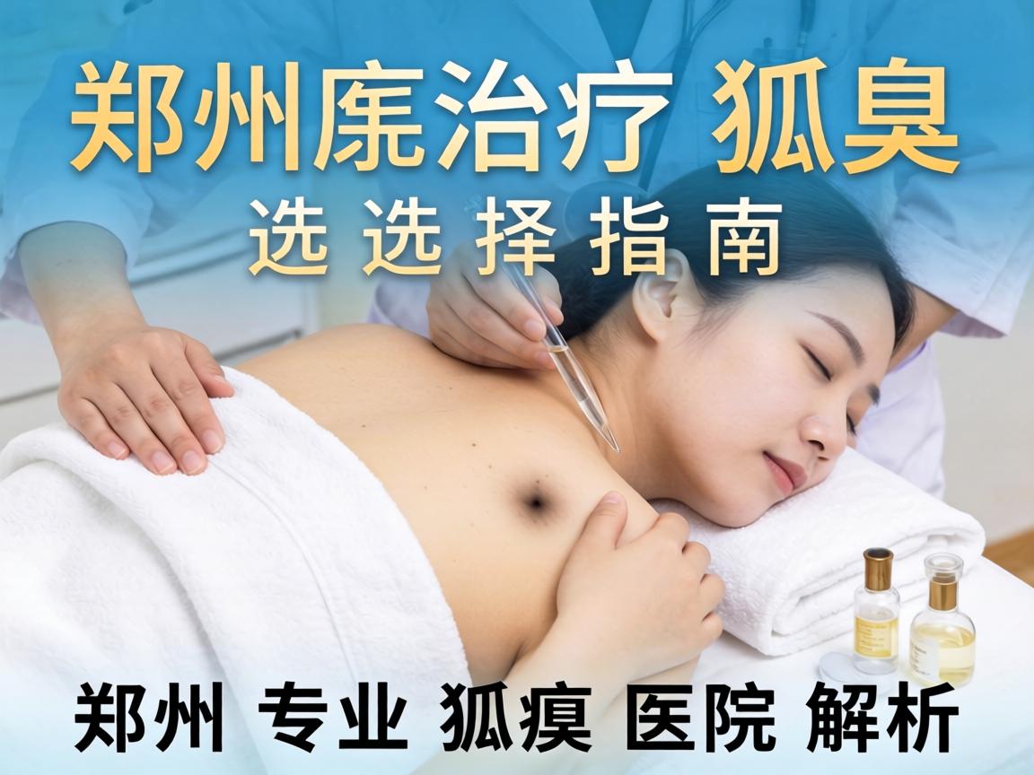 郑州治疗狐臭医院选择指南，郑州专业狐臭医院解析